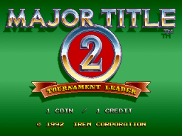 Major Title 2 (World) Title Screen